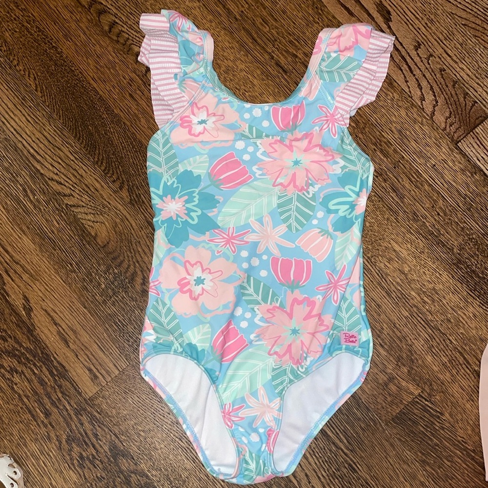 Ruffle Butts one piece swim suit.